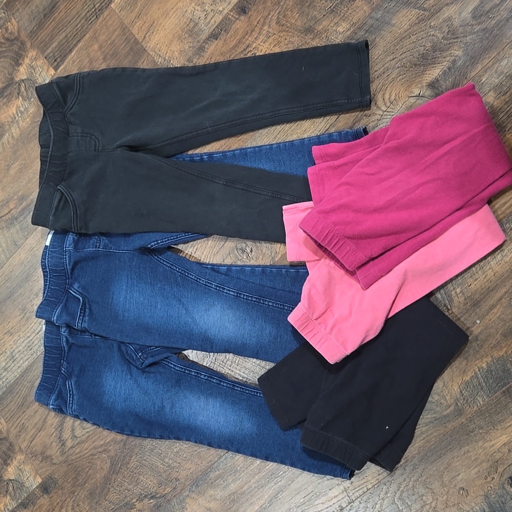 Jumping Beans Toddler 4t Girls Jeggings/Leggings Bundle